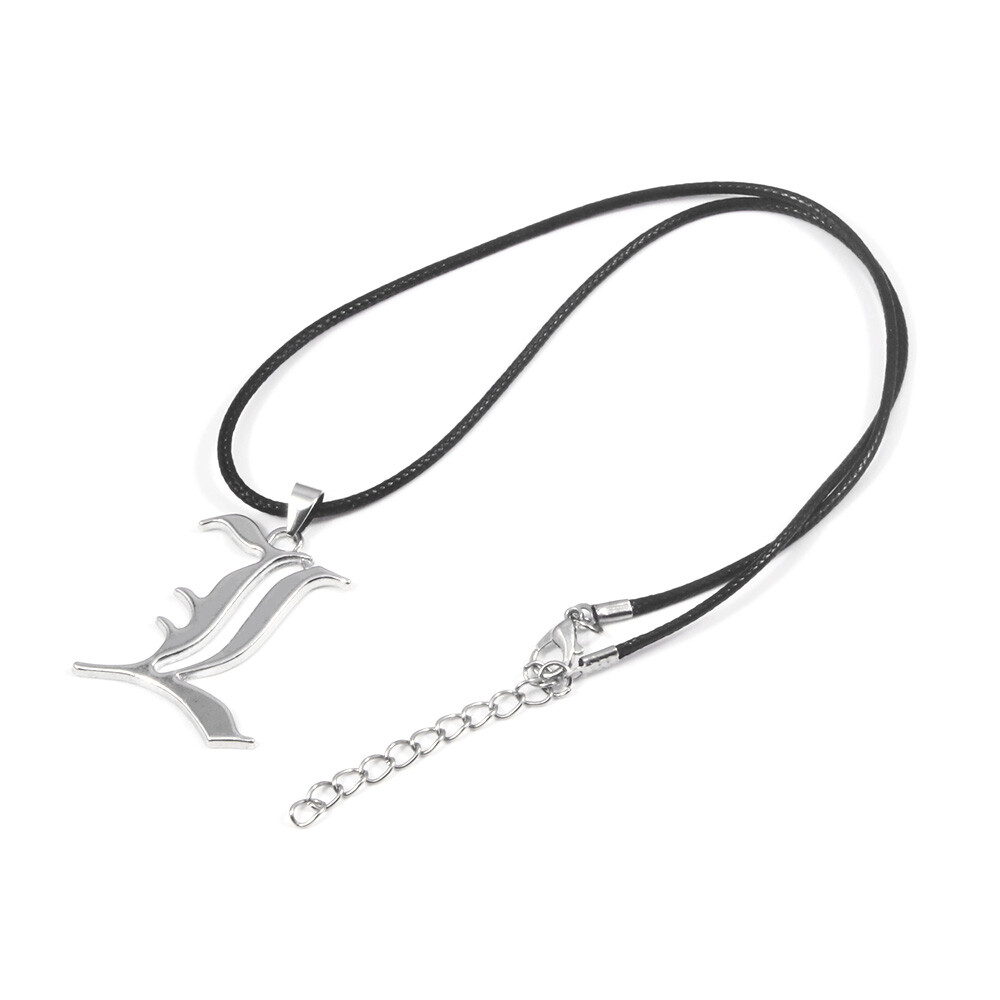 Collana Death Note L Lawliet - Ciondolo Lettera In Acciaio Inox Stile Old English - Foto 7