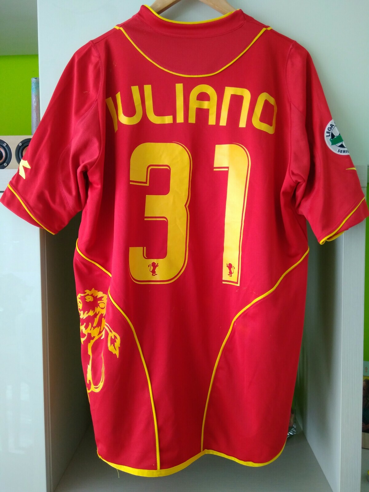 Maglia calcio Ravenna Mark IULIANO 31 match worn Serie B 2008 ex Juventus Maglia calcio Ravenna Mark IULIANO 31 match worn Serie B 2008 ex Juventus