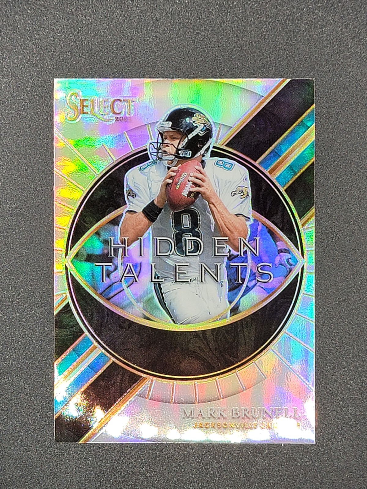 2021 Panini Select Football Hidden Talents Mark Brunell Silver Prizm!