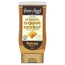 The Groovy Food Company Organic Agave Nectar Honey Flavour 250ml | 6 x 250ml
