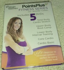 Weight Watchers Points Plus Fitness Series 5 DVD Set with Jennifer Cohen