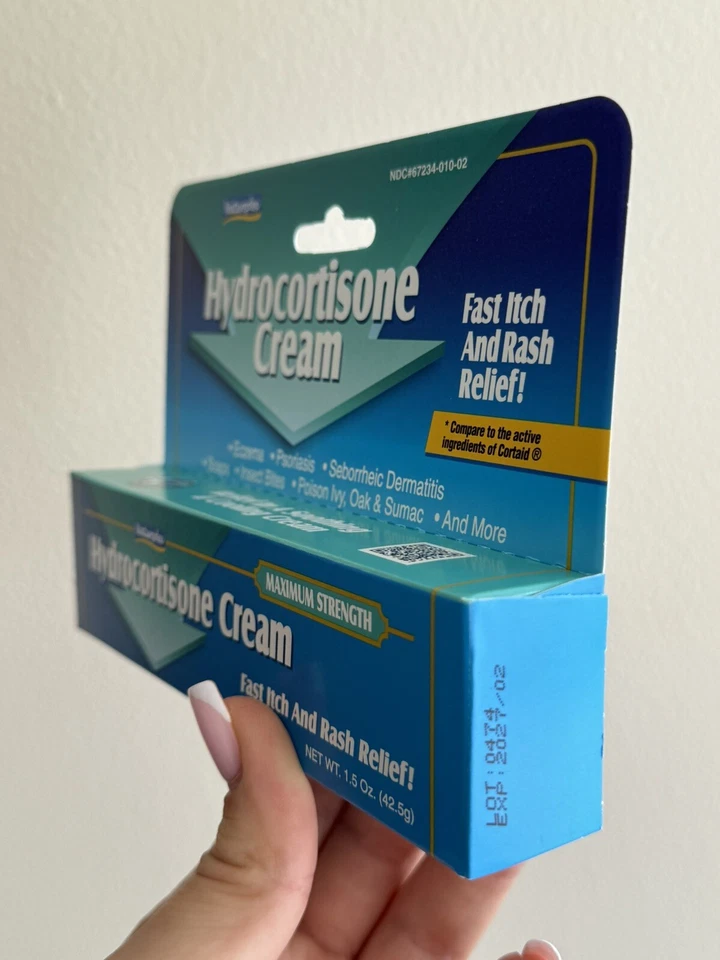 ✅ Max Strength! 1% Hydrocortisone Cream (1.5oz) Anti-Itch (Pack of 2) 🩹 - Image 4 of 4
