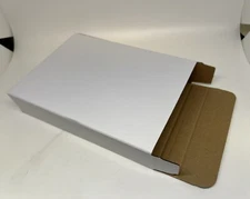 100 NEW 1 11/16" White Cardboard Multi DVD Case Mailer, Shipping Packing BoxJS52