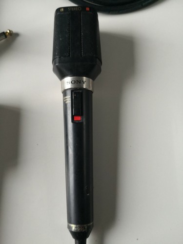 MICROFONI VINTAGE SONY F-99T+F99LT PIU CAVI CONFERENZE VEDI FOTO - Foto 5 di 12