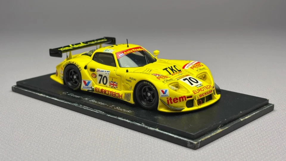 1/43 Marcos LM 600 #70 24 hours Le Mans 1997 Spark Minimax Rare No Mirror - Image 4 of 4