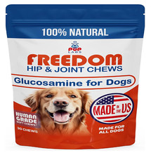 Freedom Joint Chews - Delicious Dog Hip and Joint Supplement - Vitamins Packed.