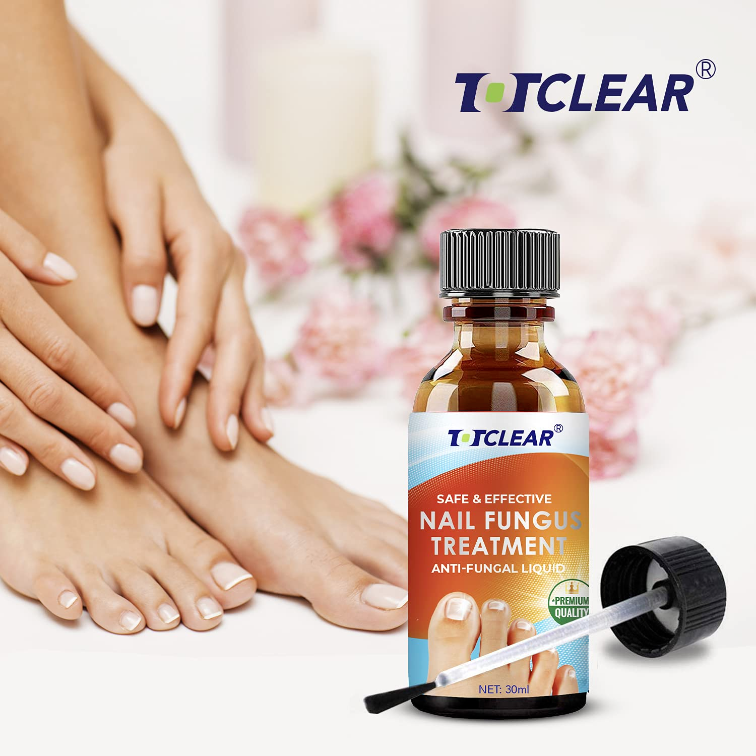 TOTCLEAR Nail Fungus Treatment for Toenail Extra Strength Nail Repair