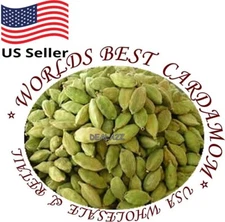 3 oz  WHOLE Green Whole Cardamom Pods Cardamon  USA SELLER FASE S&H