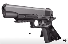 1911 Grip and Rail Cover Mount Adapter w/ Panels - CC3P Black - Recover Tactical