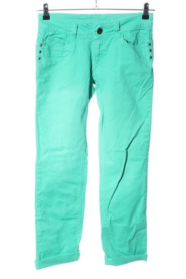 TAHARI Straight-Leg Jeans Damen Jeans Gr. DE 38 türkis Casual-Look