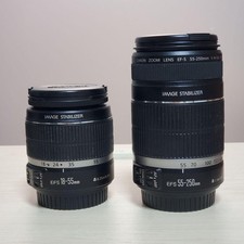 Canon EF-S 18-55mm 55-250mm zoom lens set 839302
