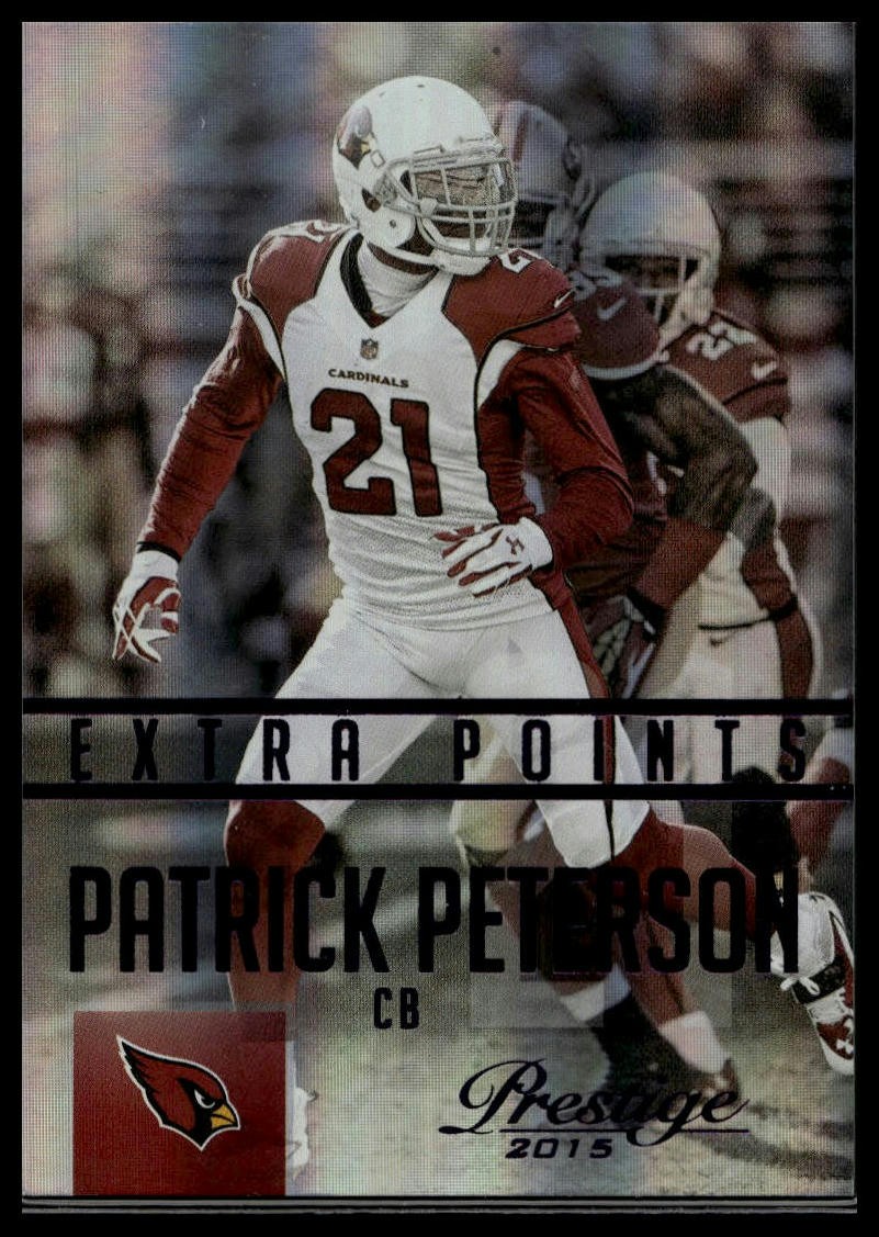 2015 Panini Prestige #187 Patrick Peterson Extra Points Purple #/100 SN