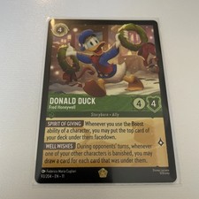 Disney Lorcana Donald Duck-Fred Honeywell Storyborn Ally Card 93/204 Regular