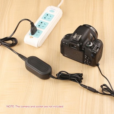 Andoer ACK-E18 AC Power Supply LP-E17 Dummy Battery Adapter Camera Charger