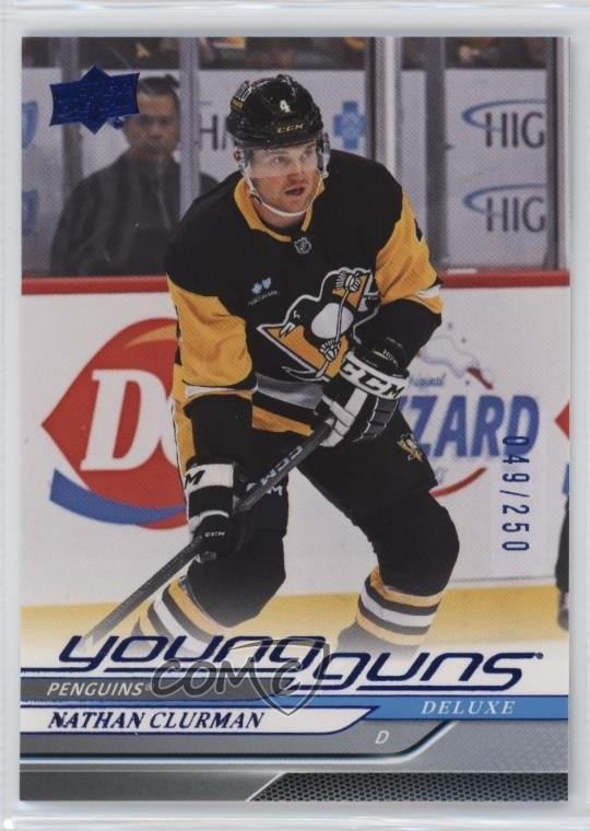 2024 Upper Deck Extended Series Young Guns Deluxe /250 Nathan Clurman #729 1g7b