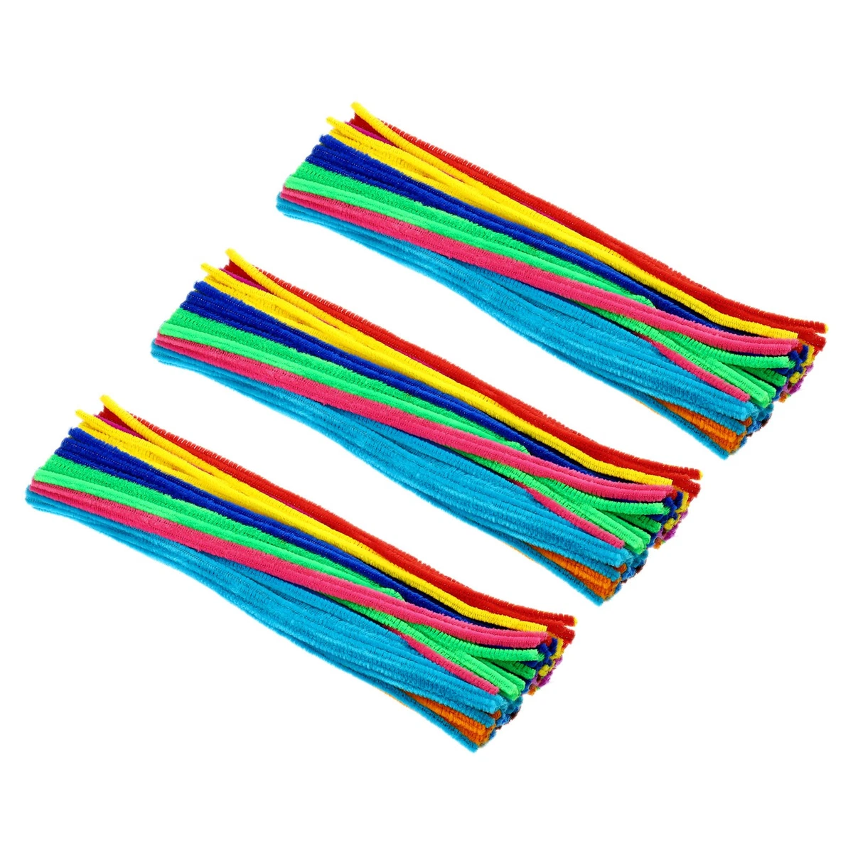 200 Tiges Chenilles Nettoyants Pipe Grises 30cm/12 Pouces - Bricolage, Art Créatif