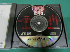 Sega Saturn Strikers 1945. included spine card & postcard. JAPAN GAME. SS. 16189