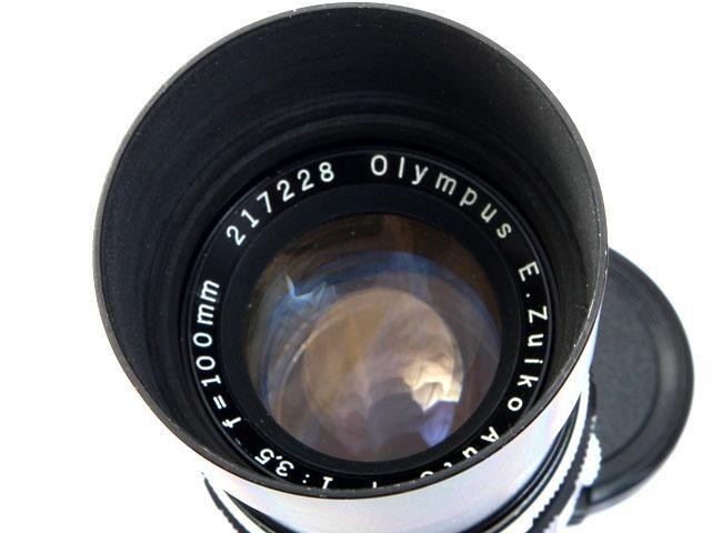 Olympus PEN E.Zuiko Auto-T 100mm F3.5 Telephoto Prime Lens Cleaned
