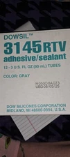 1 12 Pack of Dowsil 3145 RTV Adhesive Silicone Sealant