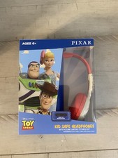 DISNEY PIXAR TOY STORY KIDS SAFE HEADPHONES BUILT IN MICROPHONE NEW FREE SHIP