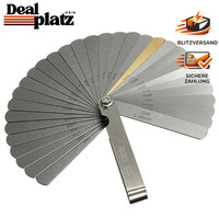 FüHlerlehre Set 32 Klingen Edelstahl ZüNdkerzen-Gap-Werkzeug Metrisch Imperial