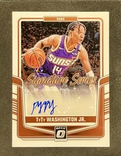 2024-25 Donruss Optic - Signature Series TyTy Washington Jr. #SS-TYW (AU) Suns