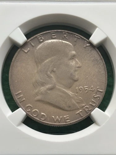 1954 Franklin Half Dollar - NGC MS65 - Unique Toner! Check it out!