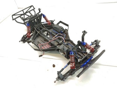 Upgraded Traxxas Slash 2wd LCG 1/10 2wd Short Course Truck Roller Slider Chassis