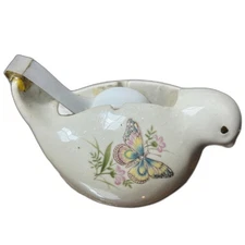 Takahashi San Francisco Bird Butterfly Design Tape Dispenser Japan Vintage Art