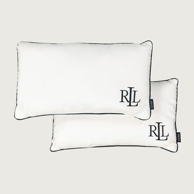 Ralph Lauren Kissen SET WEISS X2 H: 30cm. B: 57 cm Indoor/Outdoor Garten