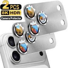 2-Pcs For iPhone 17 Pro Max/17 Pro/17 Air/17 Metal Camera Lens Protector Cover