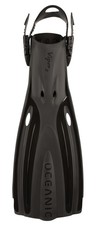 Oceanic Viper 2 Open Heel Fins, Black Small
