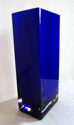 Richartz art collection signiert 1 kg Glas Vase Mathildenhütte Solingen