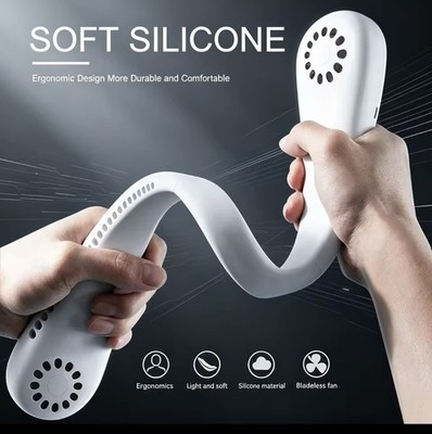 2026 New Mini Neck Mounted Fan Portable Neck Rechargeable Air Cooler Mini Summer
