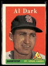 1958 Topps Al Dark EX Set Break #125