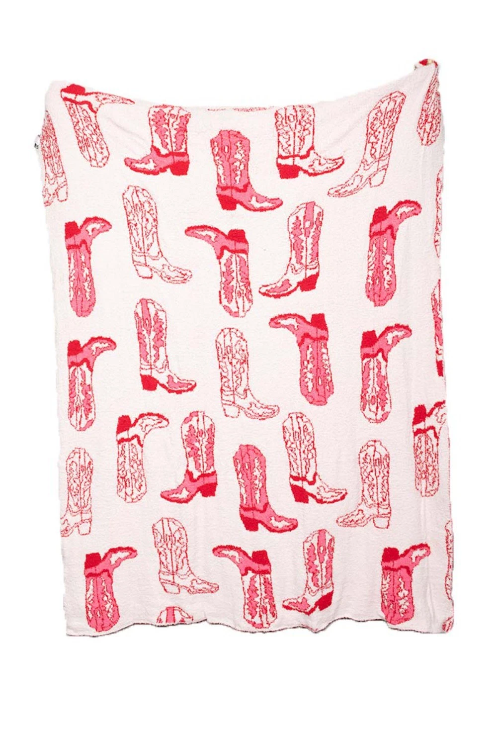 Katydid Western Boot Throw Blanket