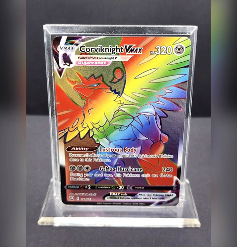 Pokemon Corviknight VMAX 171/163 Battle Styles Rainbow Secret Rare NM