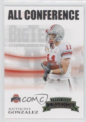 2007 Press Pass Legends All Conference Anthony Gonzalez #14 Rookie RC 0n9