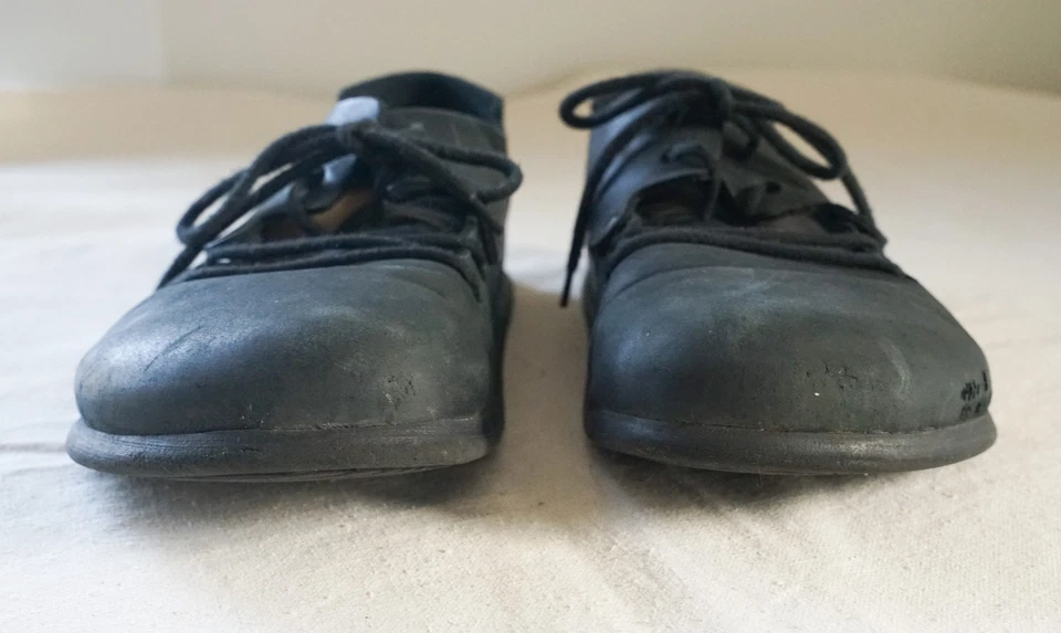 Birkenstock Montana Zapatos con Cordones Regulares de Cuero Engrasado Negro Para Hombre EE. UU. 11 Eur 44 Foto 3 de 4