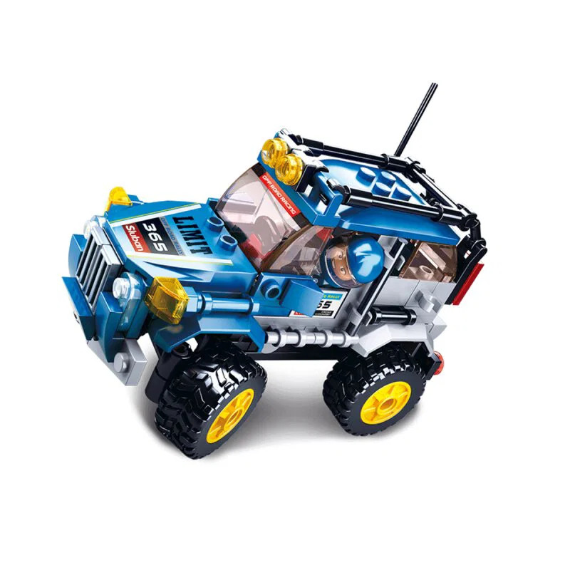 Sluban 0663C - Off-Road Vehicle Blue - New