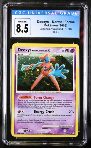 Deoxys Normal Forme Holo Legends Awakened 1/146 NM CGC 8.5