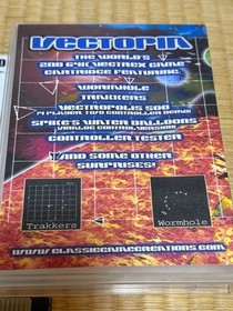 Fanmade Vectopia Vectrex Game Cartridge Lightship Trakkers, Vectorpolis 500