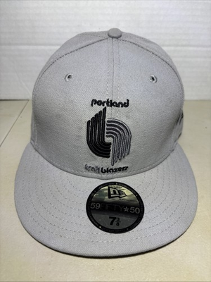 #ad VTG New Era 59FIFTY Hardwood Classics Portland Trail blazers NBA Hat 7 3 8 $22.95