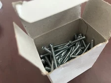 #6-32x1 1/2" Flat Machine Screws Steel Zinc Plated (89 pcs)