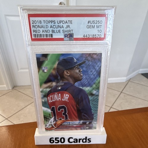 Ronald Acuna Jr. 2018 Topps Update Rookie PSA 10 