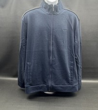 Calvin Klein Mens Classic Fit Full-Zip Jacket XL Navy Blue
