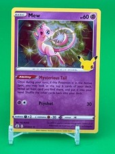 Pokemon Mew 11/25 Celebrations Rare Holo NM on eBay