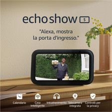 Echo Show 5 (Ultimo Modello) | Schermo Touch Intelligente E Compatto, Con Alexa: