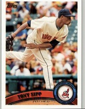 2011 Topps Tony Sipp Rookie #536 RC Cleveland Indians