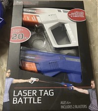 Laser Tag Battle Blasters Led Life Indicators Sounds Vibration Lock NIB New 6